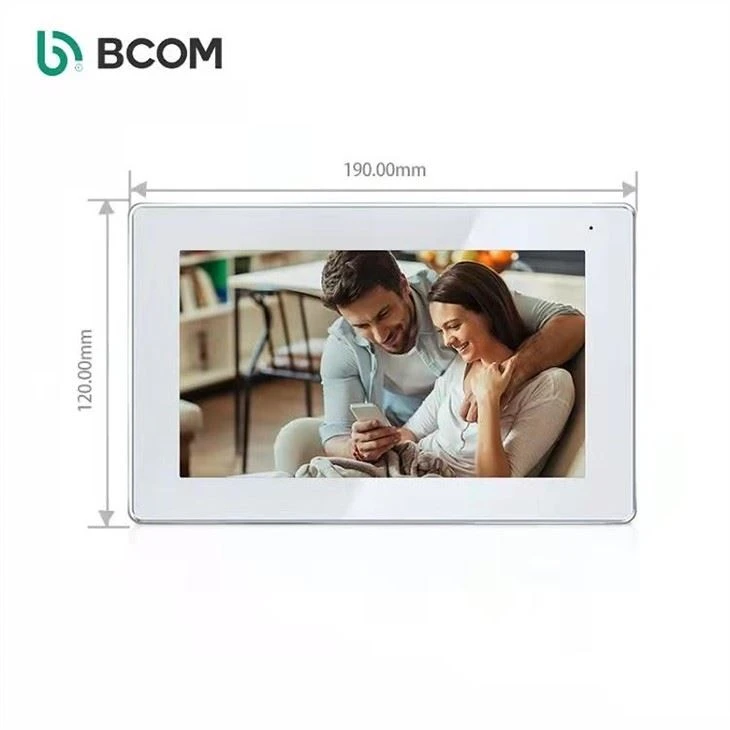 Flat video door phone